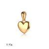 Yasvitti Golden Heart Love Small Simple Minimalist Solid 925 Sterling Silver 18K Gold Plated Necklace Pendants