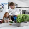 Indoor Garden Hydroponics Growing System: 10 Pods Plant Germination Kit Aeroponic Herb Vegetable Growth Lamp Countertop with LED Grow Light - Hydrophonic Planter Grower Harvest