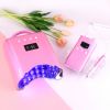 78W Nail Lamp Rechargeable UV LED Nail Dryer Cordless Manicure Pedicure Dryer