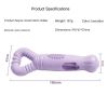 Lavender Nylon Pet Dog Toy Rotating Snack Stick Holder Teething Treat Stick Entertainment device