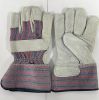 Export Quality Industrial Working Gloves - Cotton Leather - Bulk Supply Pakistan