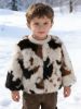 Environmentally friendly fur children's coat imitating fur coat