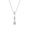 Custom Romantic Luxury 925 sterling silver pendant moissanite pendant necklaces
