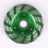 Turbo Wave Diamond Grinding cup Wheel with three-section segments