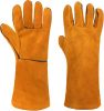 Welding Gloves Leather Heat Resistant