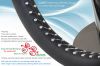 SLiWO Steering Wheel Cover Innovative Patented Design, No more needle w