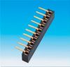 Single row right angle type female header connector