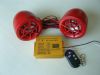Motorcycle mp3 alarm system with FM radio
