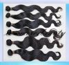 Sell high quality body wave 100% virgin brazilian human hair extension