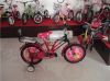 children bicycle, with flower pad