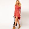 Sell fawn printed new style dress