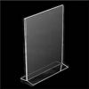 Clear Desktop Plexiglass /Acrylic Menu Display Holder