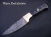 damascus hunting knife