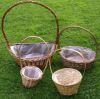 wicker flower basket