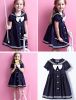 Sell girls' cotton skirts, navy skirt