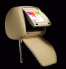 Headrest car DVD player
