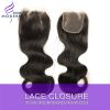 Sell Hot Selling Body Wave Natural Color Brazilian Hair Lace Closures