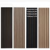 Sound Baffle Acoustic Panel White Custom Sound Proof Wall Panels Light Oak Wooden Slats Acoustic Panels Ce