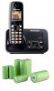 Landline two line telephone satellite phone/ battery