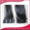 Sell Wholesale quality grade 100% Brazilian human hair clip in hair extensi