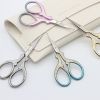 Stainless steel makeup scissors