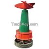 Propeller slurry pool stirrer