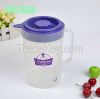 Food Grade clear 1L plastic water pots & kettles with plastic lid for Hotel, Bar and Household