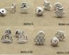 925 Silver Children Earrings With Safe Earrings Back MOQ:36 PRS Each Design