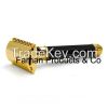 Double edge safety razor handles / safety razor handle kit / barber shaving safety razors handle set