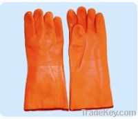 Sell Fluorescent FREZER PVC GLOVS, SANDY FINISH, DOUBLE DIPPED, Foam Insu
