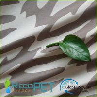 Eco Recycled 190T Waterproof Printed Pongee Fabric
