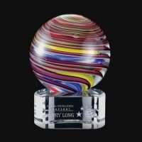 Fashion Hand Blown Glass Trophy for Home Decor