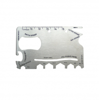 New Outdoor Items For Camping Multifunctional Mini Tools Gear Card, New Design Mens Camping Gift Wallet Kit Steel Tool Card