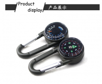 2020 Amazon New  Camping Gadgets Carabiner Multitool, Multifunctional Survival Military Carabiner With Compass Thermometer