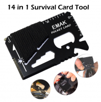 Most Popular Survival Products Military Card, China Factory New Outdoor Mini Items For Camping Multipurpose Tool