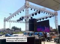 Aluminum stage trussing structure