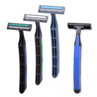 Stainless steel blade disposable razor