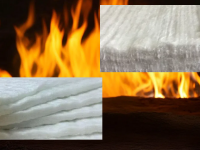 High-Temperature Resistant Fiberglass Needle Mat Heat Insulation & Fireproof Padding for BBQ Grills, Ovens, and Industrial Equipment