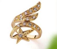 24k Gold Plated Ladies Finger Rings