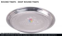 Stainless Steel Deep Round Trays