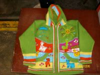 CARDIGANS FOR GIRLS WITH DECORATIVE APPLICATIONS