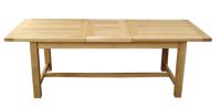 Centre extending solid oak dining table NM311