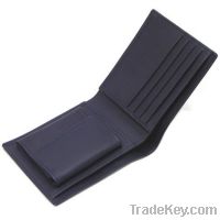 leather black cow wallet