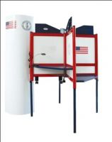 Benjamin Franklin polling booth