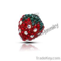 Strawberry Crystal Pendents