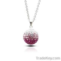 Sell 10mm shamballa pendant, fashion crystal jewelry