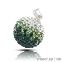 Sell shamballa jewelry, 14mm crystal pendant