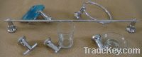 Sell zinc 6pcs bathroom accessories sets chrome plated