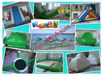 Sell Low price water park games&Water trampoline&Water slide