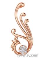 Sell Gold and Diamond Pendant Dragon and Phoenix